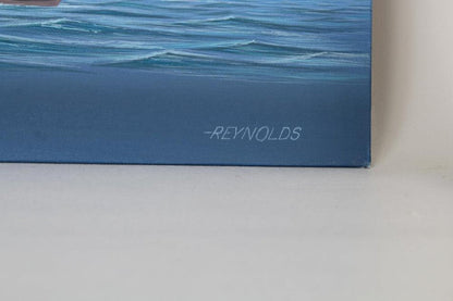 Keith Reynolds Seascapes Marine Painting Oil Historical Art on Canvas Board Serpent
