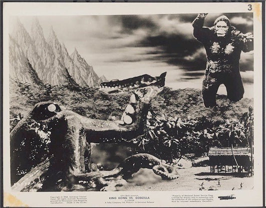 King Kong vs. Godzilla Original Vintage Photo Movie Stills 1963