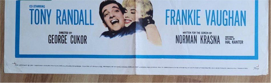 Let's Make Love Original Authentic Vintage Movie Poster Marilyn Monroe One Sheet memorabilia