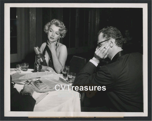 MARILYN MONROE Stunning Authentic Original Vintage Type 1 Historic Photograph Radio Interview Guaranteed Authentic A++