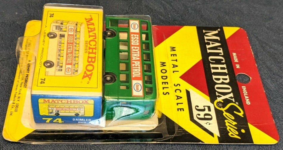 Matchbox Rarest Matchbox Rare UNOPENED Original Blistered Vintage 1968 – CVTreasures