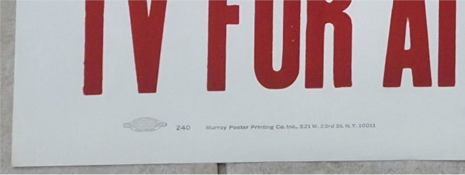 Muhammad Ali Joe Frazier "Fight of the Century" Original Authentic Vintage Boxing Poster Sports Memorabilia