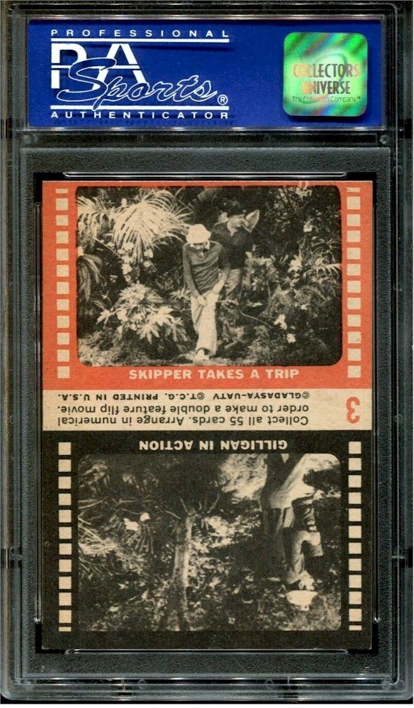 what does a grade 8 card look like Non Sports Cards Gilligan's Island PSA 8 High Grade Card #3 1960s Toys – CVTreasures