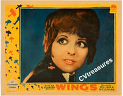 Original Vintage Lobby Card Movie Poster WINGS Clara Bow Aviation RARE 1927 A++