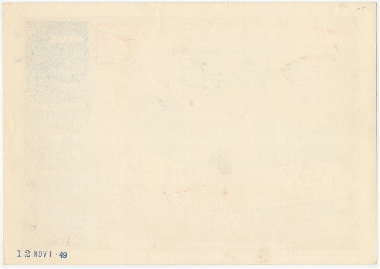 Original Vintage Movie Poster RARE Title Card SHE WORE A YELLOW RIBBON John Wayne