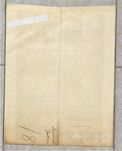 Original Vintage Movie Poster Window Card REAR WINDOW Alfred Hitchcock James Stewart Grace Kelly