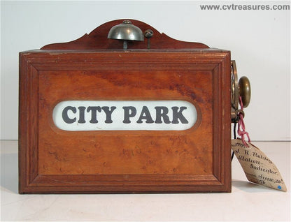 Patent Office Patent Model Railroad Train Station Indicator 1876