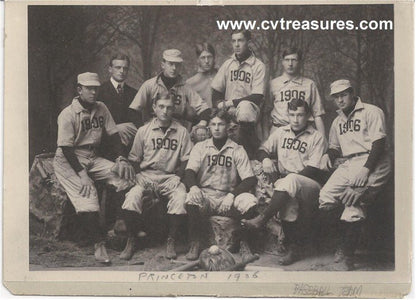 Princeton Baseball Team Vintage Photo 1906