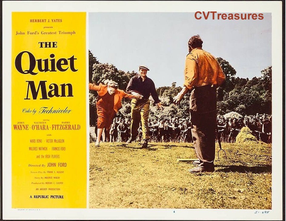 Quiet Man Original Vintage Lobby Card Movie Poster NM 4