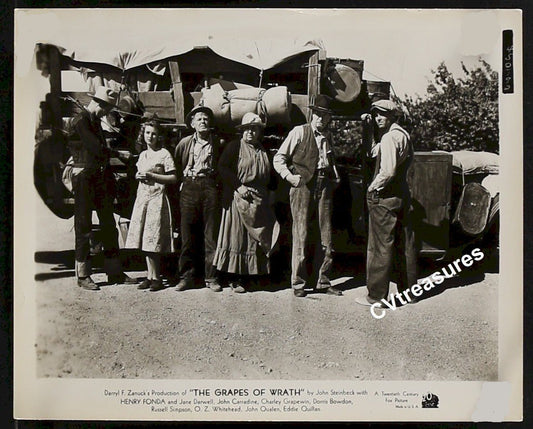 RARE Vintage Historical TYPE I Movie Photo GRAPES OF WRATH 1940 6