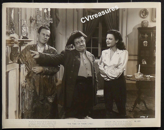 Rare Vintage Photo Abbott & Costello TIME OF THEIR LIVES 1946 1