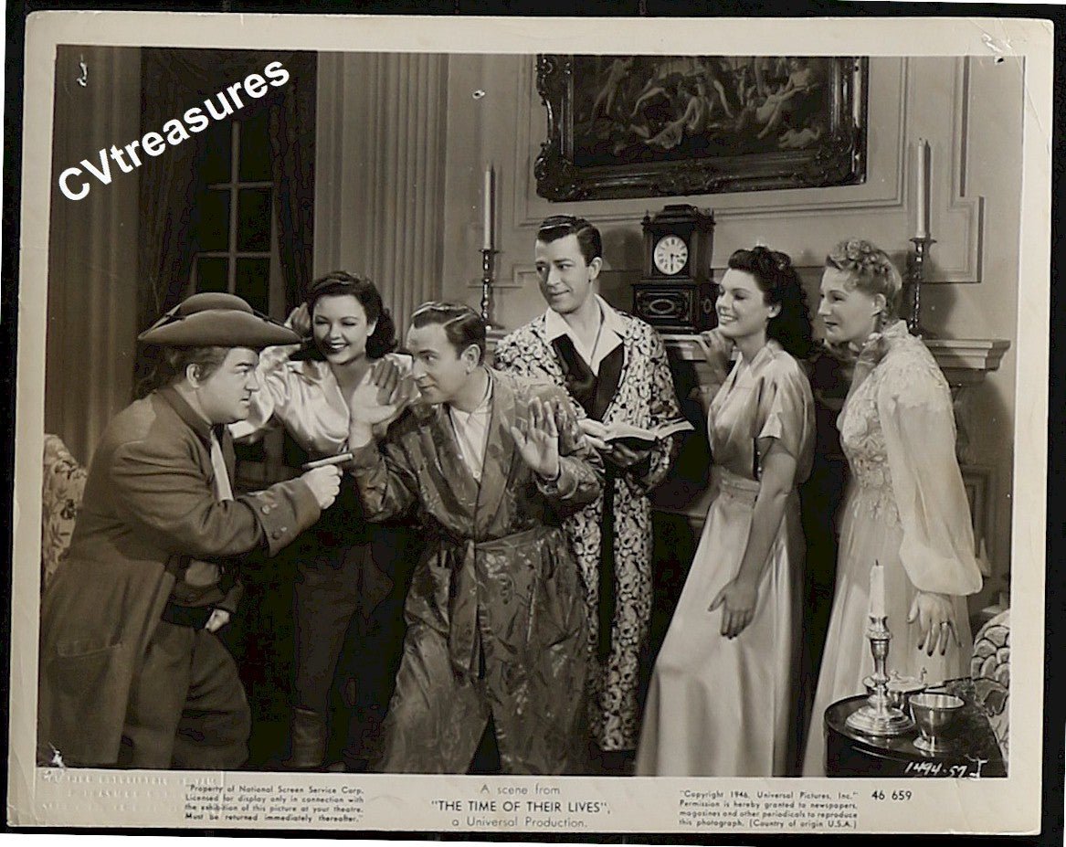 Rare Vintage Photo Abbott & Costello TIME OF THEIR LIVES 1946 3