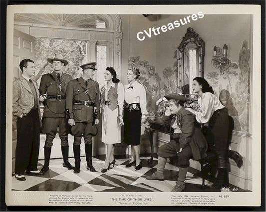 Rare Vintage TYPE I Historical Movie Photo Abbott & Costello TIME OF THEIR LIVES 1946 12