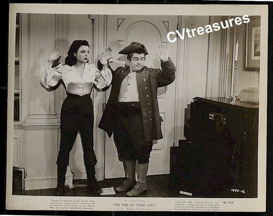 Rare Vintage TYPE I Historical Movie Photo Abbott & Costello TIME OF THEIR LIVES 1946 13