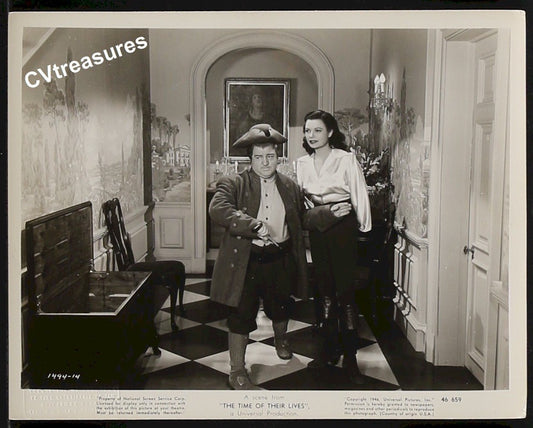 Rare Vintage TYPE I Historical Movie Photo Abbott & Costello TIME OF THEIR LIVES 1946 14