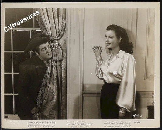 Rare Vintage TYPE I Historical Movie Photo Abbott & Costello TIME OF THEIR LIVES 1946 16