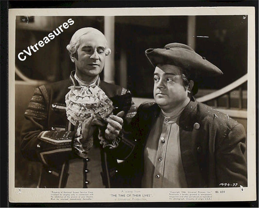 Rare Vintage TYPE I Historical Movie Photo Abbott & Costello TIME OF THEIR LIVES 1946 6