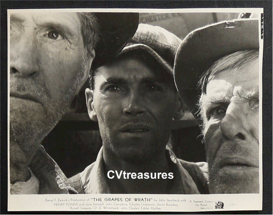 Rare Vintage TYPE I Historical Movie Photo GRAPES OF WRATH 1940 2
