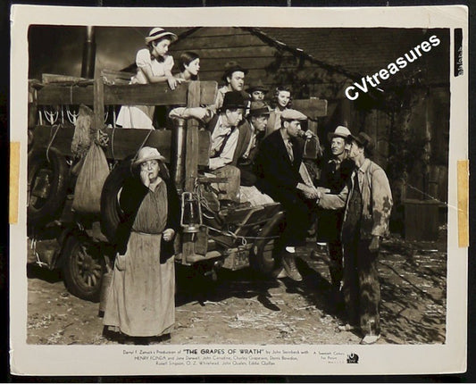 Rare Vintage TYPE I Historical Movie Photo GRAPES OF WRATH 1940