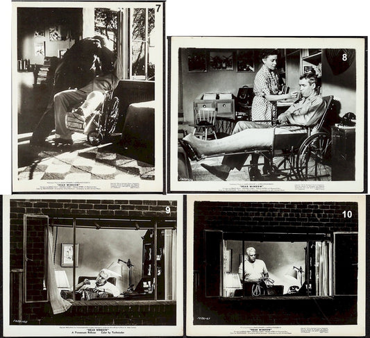 Rear Window Rare Photo Stills Alfred Hitchcock James Stewart