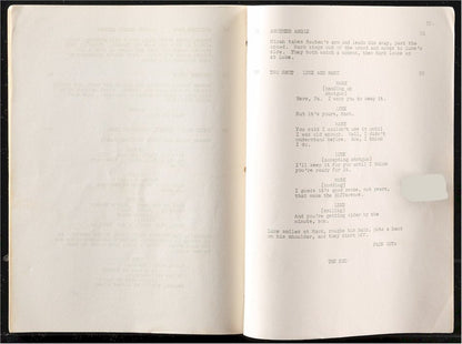 Rifleman Original Vintage TV Script Chuck Connors