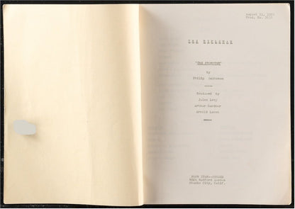 Rifleman Original Vintage TV Script Chuck Connors