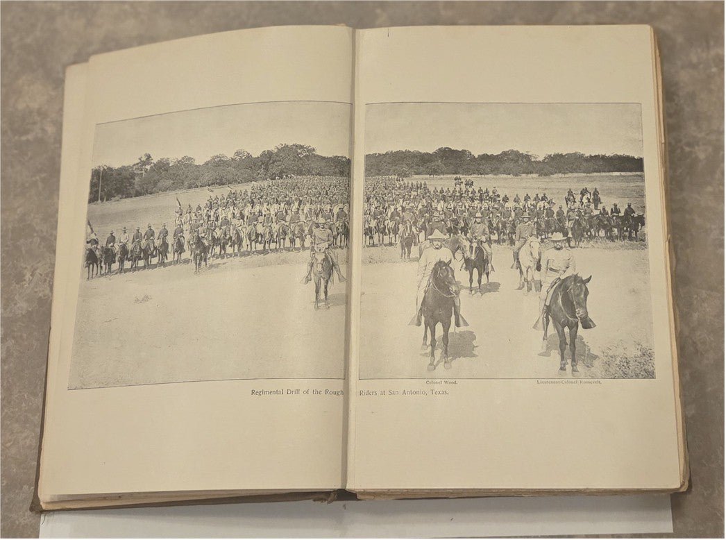 ROUGH RIDERS - First Printing Issue Theodore Roosevelt Antique Book Historical Vintage 1899