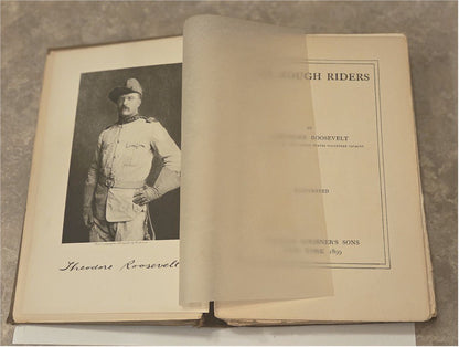 ROUGH RIDERS - First Printing Issue Theodore Roosevelt Antique Book Historical Vintage 1899