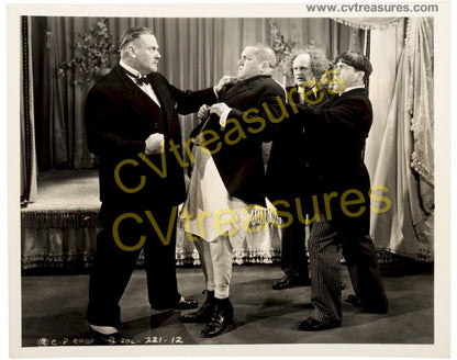 Slippery Silks 3 Three Stooges Original Authentic Vintage TYPE I Historical Photo Still 1936 Moe Howard Estate