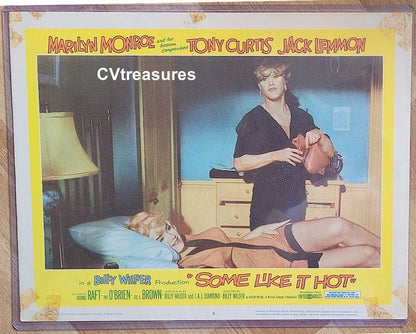Some Like it HotMarilyn Monroe Vintage Lobby Card Movie Poster