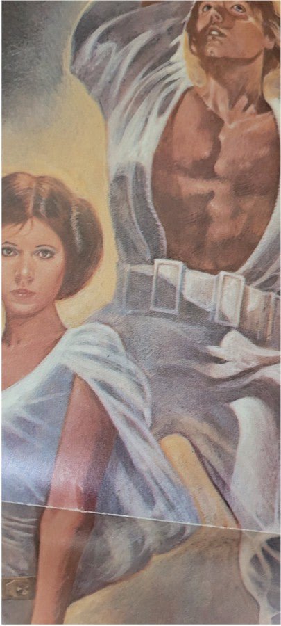 Star Wars Original Vintage Movie Poster Sci - Fi Rare SECOND PRINTING 1977 Guaranteed Authentic