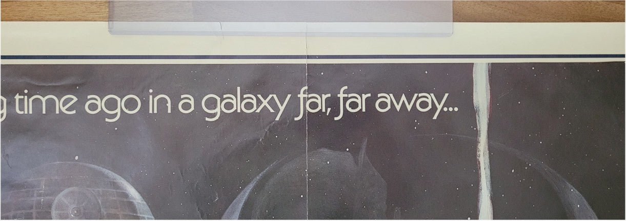 Star Wars Original Vintage Movie Poster Sci - Fi Rare SECOND PRINTING 1977 Guaranteed Authentic