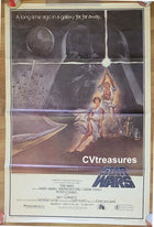 Star Wars Movie Poster Authentic Vintage Sci-Fi Rare SECOND PRINTING 1977