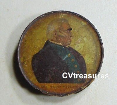 Super RARE Piece of History Zachary Taylor Rare Snuff Box 1848 Presidential Memorabilia 