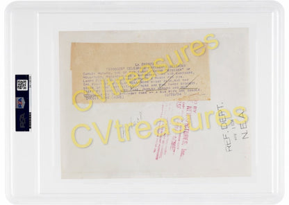 Three Stooges Original Vintage TYPE 1 Still Historical Photo Curly's Birthday PSA Certified 1934