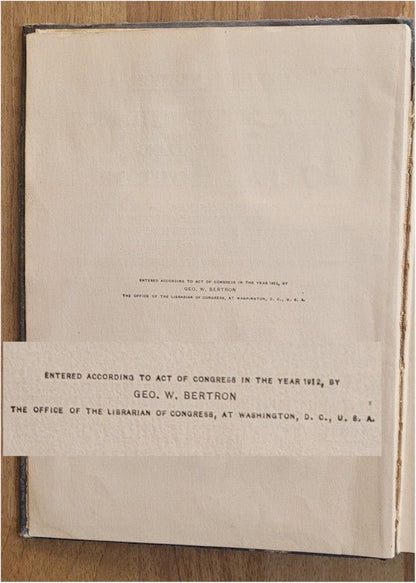 Titanic Book RARE Vintage Original 1912 - Sinking of the Titanic