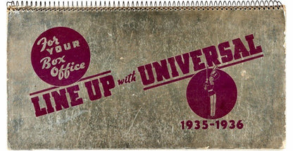 Universal Exhibitor Book Original Vintage RARE 1935