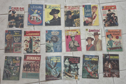Vintage Comic Book Collection Gold Key Vintage 1960s TV Memorabilia