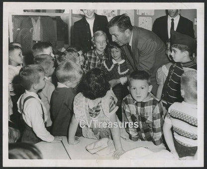 Walt Disney Original Vintage Historic Photo, 1956