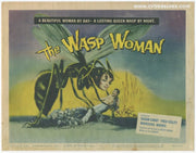 Wasp Woman Original Vintage Horror Sci Fi Movie Theater Poster Title Lobby Card Guaranteed Authentic 1959