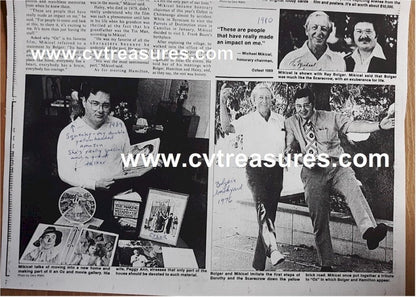 Wizard of OZ Dual Signed Vintage Authentic Autographed Photo