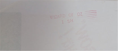 Wizard of Oz Original Authentic vintage movie theater poster One Sheet Judy Garland