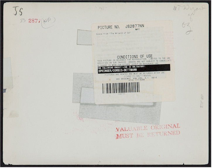 Wizard of OZ Original Vintage Photo Judy Garland 1939