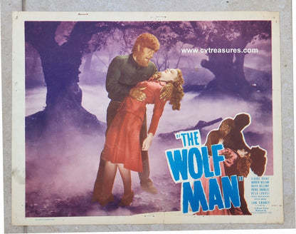 Wolf Man Vintage Classic Horror Lobby Card Movie Poster Lon Chaney Jr Guaranteed Authentic Original