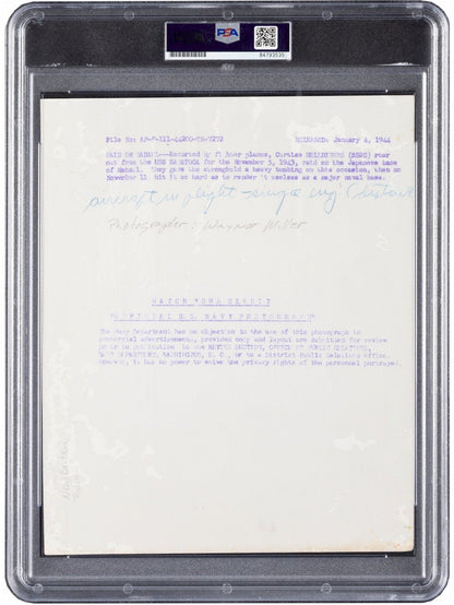 World War 2 Original Navy Historical Aviation Masterpiece Photograph Vintage Photo TYPE 1