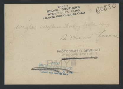 Wright Brothers Original 1908 Vintage Historical AViation TYPE 1 Photo Wilbur Crash